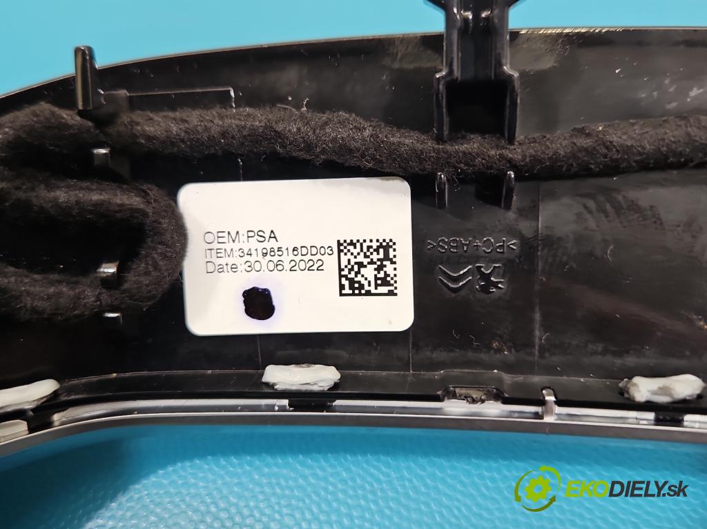 Peugeot 3008 II 2016-2023 1.5 hdi 131 hp automatic 96 kW 1499 cm3 5- Přepínač multifunkční: řízení: 9812313777 (Páčky pod volantem)