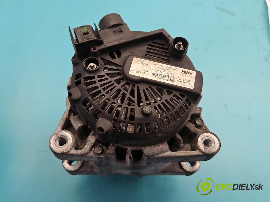 Ford Focus Mk3 2010-2018 1.6 tdci 95 HP manual 70 kW 1560 cm3 5- Alternator AV6N-10300-GC (Alternátor)