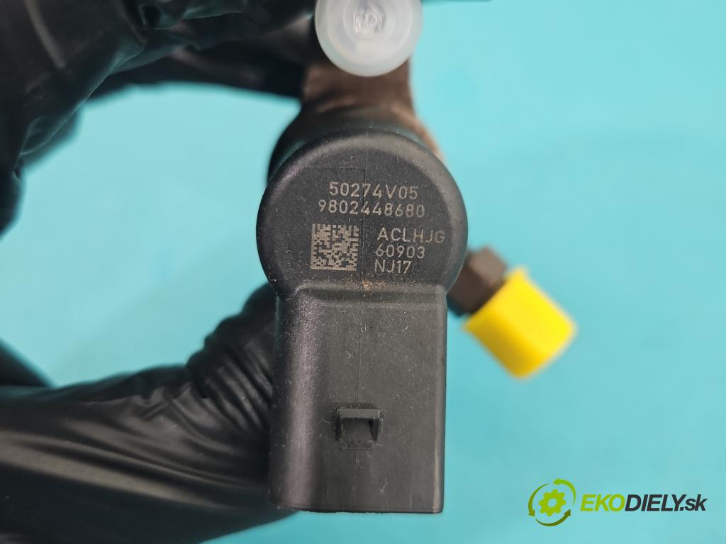 Ford Focus Mk3 2010-2018 1.6 tdci 95 hp manual 70 kW 1560 cm3 5- vstřikovač 9802448680 (Vstřikovač paliva)