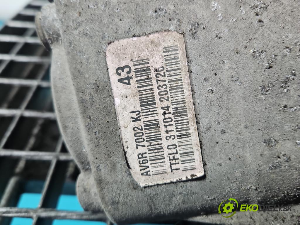 Ford Focus Mk3 2010-2018 1.6 tdci 95 HP manual 70 kW 1560 cm3 5- prevodovka stupeň,rýchlosť manual AV6R 7002 KJ