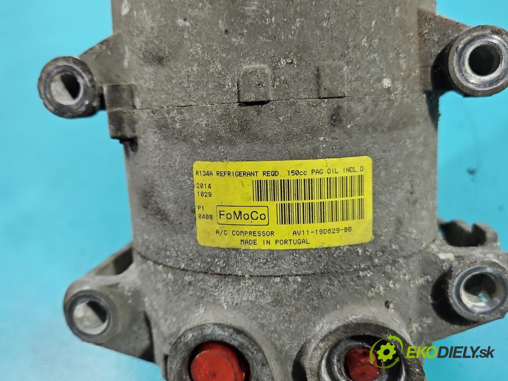 Ford Focus Mk3 2010-2018 1.6 tdci 95 hp manual 70 kW 1560 cm3 5- Kompresor: klíma AV11-19D629-BB (Kompresor klimatizace)
