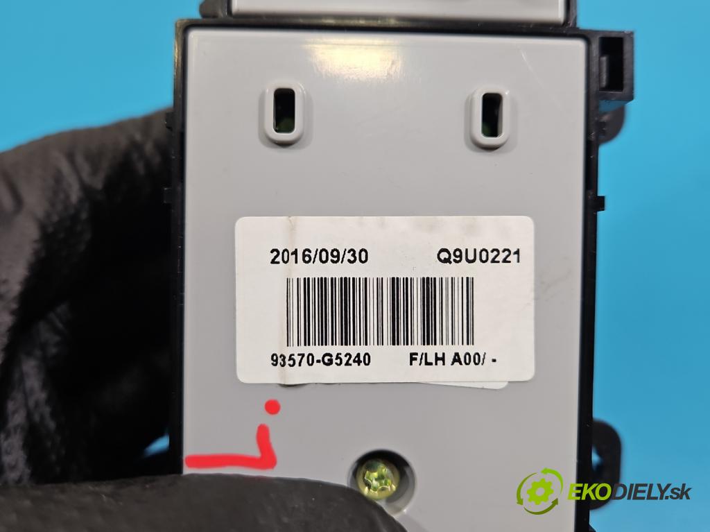 Kia Niro I 2016-2022 1.6 GDI 105 hp automatic 77 kW 1580 cm3 5- Přepínač oken zpětných zrcátek 93570-G5240