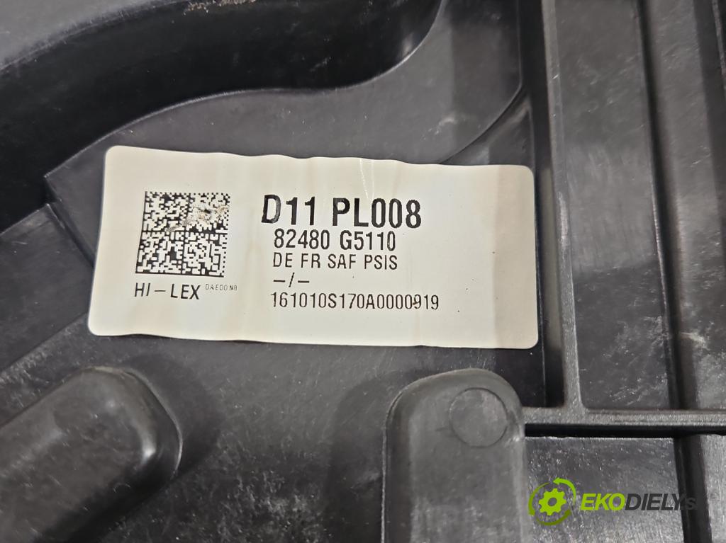 Kia Niro I 2016-2022 1.6 GDI 105 HP automatic 77 kW 1580 cm3 5- mechanizmus okna predné pravý 82460-G5010