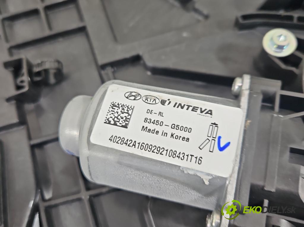 Kia Niro I 2016-2022 1.6 GDI 105 hp automatic 77 kW 1580 cm3 5- mechanismus stahování zadní levý 83450-G5000