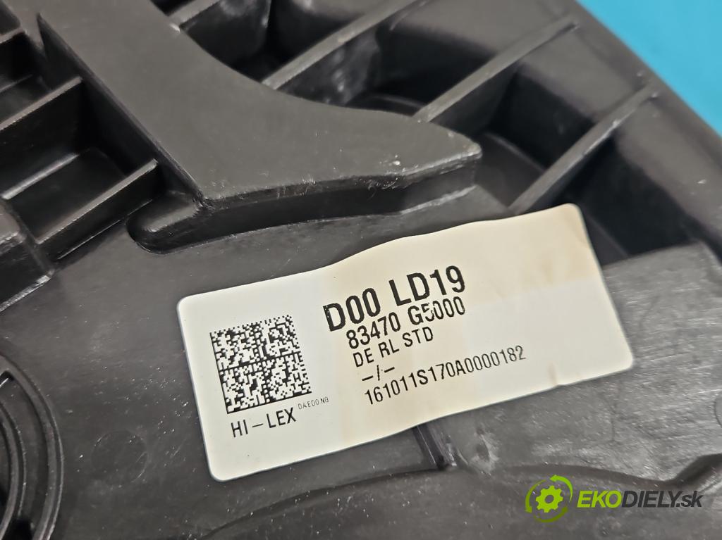 Kia Niro I 2016-2022 1.6 GDI 105 hp automatic 77 kW 1580 cm3 5- mechanismus stahování zadní levý 83450-G5000