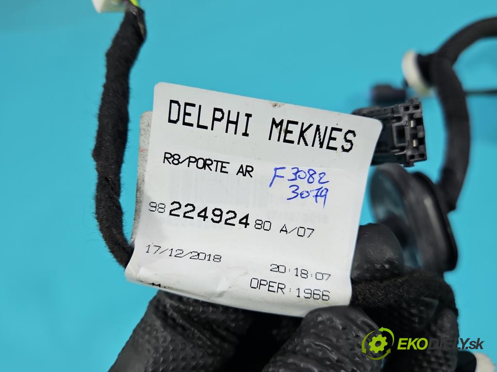 Peugeot 508 II 2018- 1.6 224 hp automatic 165 kW 1598 cm3 5- Balíček: dveře zadní pravých 9822684480