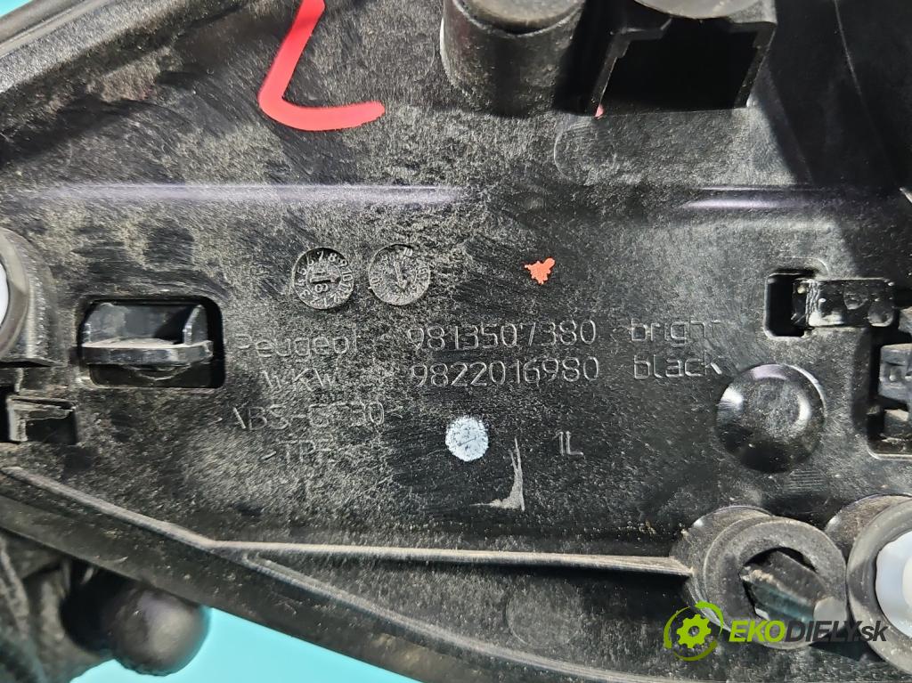 Peugeot 508 II 2018- 1.6 224 hp automatic 165 kW 1598 cm3 5- lišta blatník: zadní levé 9813507380