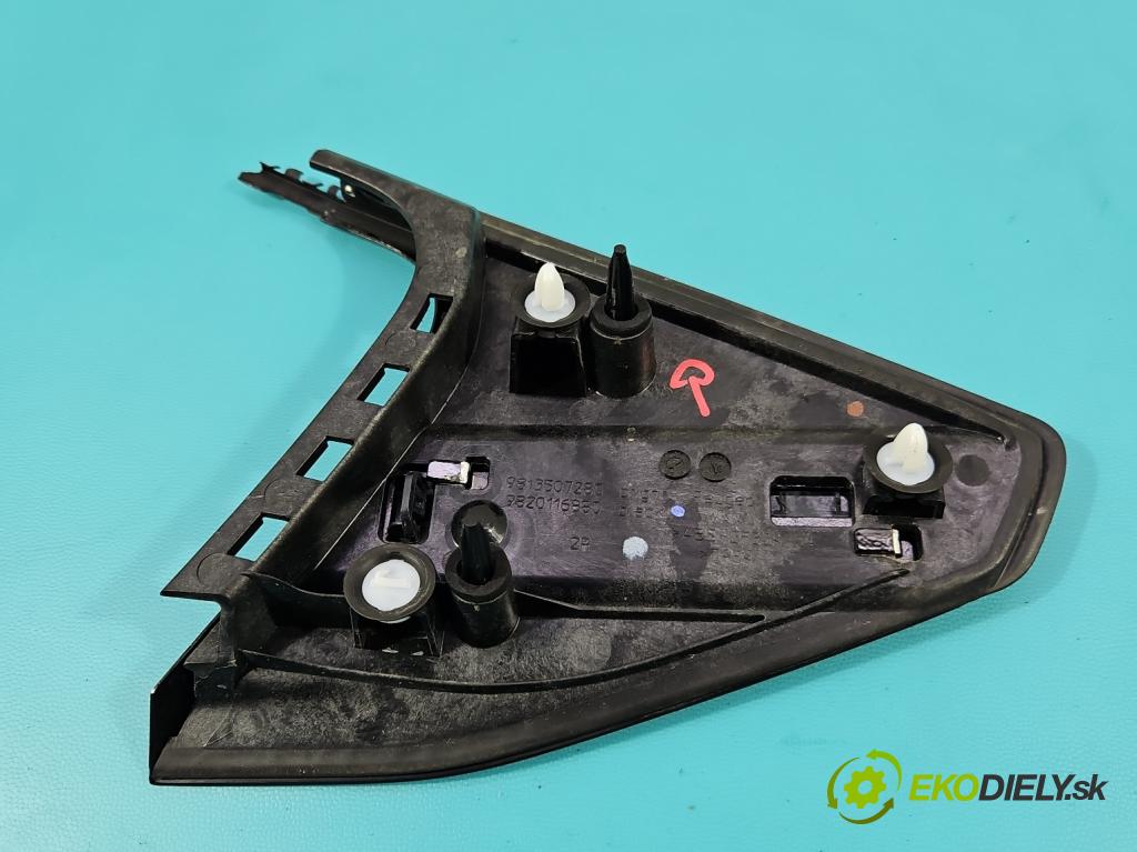 Peugeot 508 II 2018- 1.6 224 hp automatic 165 kW 1598 cm3 5- lišta blatník: zadní pravé 9813507280 (Lišta)