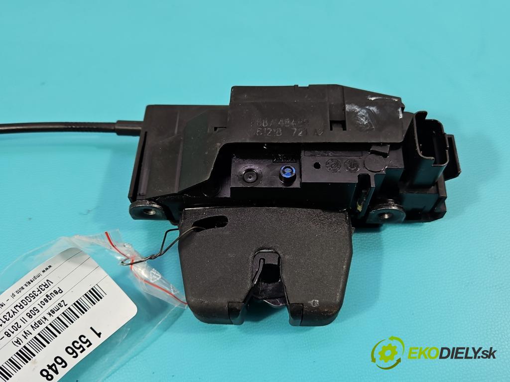 Peugeot 508 II 2018- 1.6 224hp automatic 165 kW 1598 cm3 5- zámok kufrové dvere zadné 9687148480