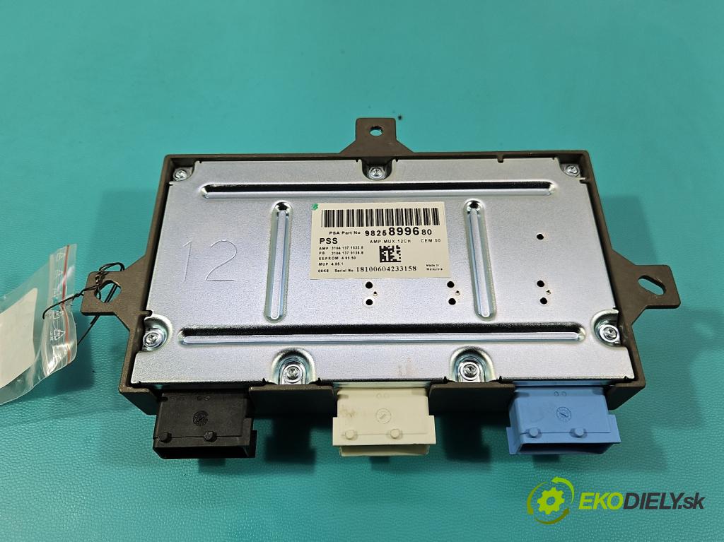 Peugeot 508 II 2018- 1.6 224hp automatic 165 kW 1598 cm3 5- riadiaca jednotka ostatné 9825899680