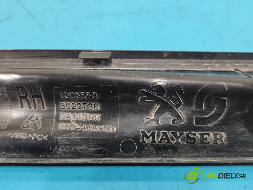 Peugeot 508 II 2018- 1.6 224 hp automatic 165 kW 1598 cm3 5- snímač otevírací: kufrových dveří 9814409680