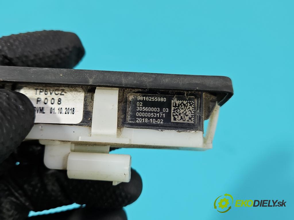 Peugeot 508 II 2018- 1.6 224hp automatic 165 kW 1598 cm3 5- rukoväť kufrové dvere zadné 9816255980