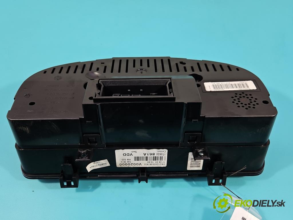 Vw Touran I 2003-2015 1.9 tdi 105 hp manual 77 kW 1896 cm3 5- Přístrojová deska 1T0920861A (Přístrojová deska)