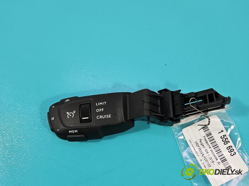 Peugeot 508 II 2018- 1.6 224 hp automatic 165 kW 1598 cm3 5- Přepínač 98133623ZD