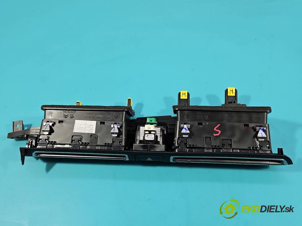 Peugeot 508 II 2018- 1.6 224 hp automatic 165 kW 1598 cm3 5- Mřížka: topení medián: 9813436277 (Mřížka topení)