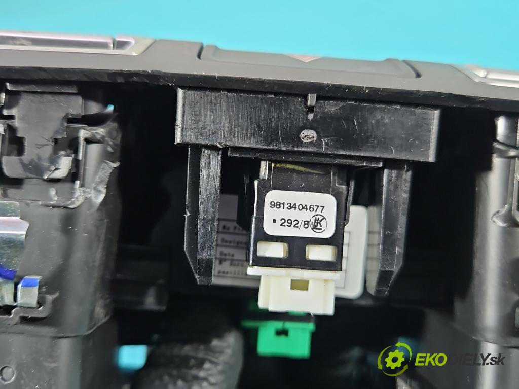 Peugeot 508 II 2018- 1.6 224 hp automatic 165 kW 1598 cm3 5- Mřížka: topení medián: 9813436277 (Mřížka topení)