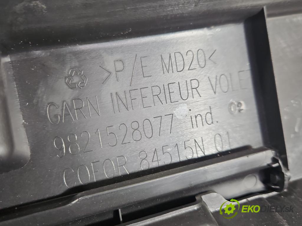 Peugeot 508 II 2018- 1.6 224hp automatic 165 kW 1598 cm3 5- Čalounictví: kufrové dvere 9821528077