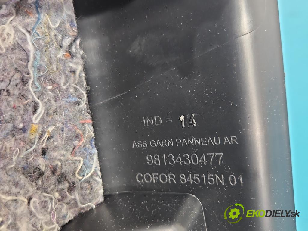 Peugeot 508 II 2018- 1.6 224 hp automatic 165 kW 1598 cm3 5- kryt plastová 9813430477