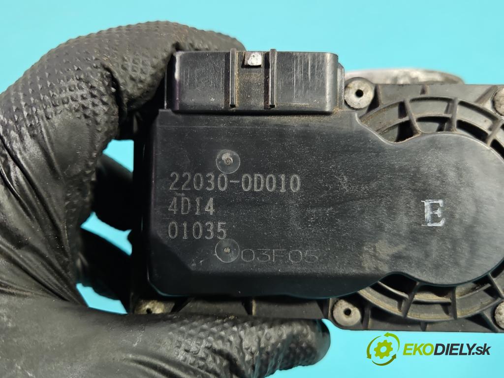 Toyota Corolla Verso II 2004-2009 1.8 vvti 129 HP manual 95 kW 1794 cm3 5- klapka 22030-0D010 (Škrtiaca klapka)