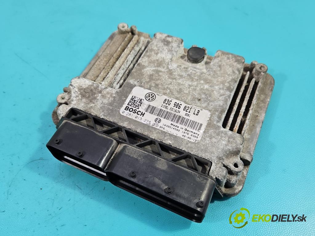 Skoda Octavia II 2004-2013 1.9 tdi 105 HP manual 77 kW 1896 cm3 5- riadiaca jednotka motora 03G906021LB