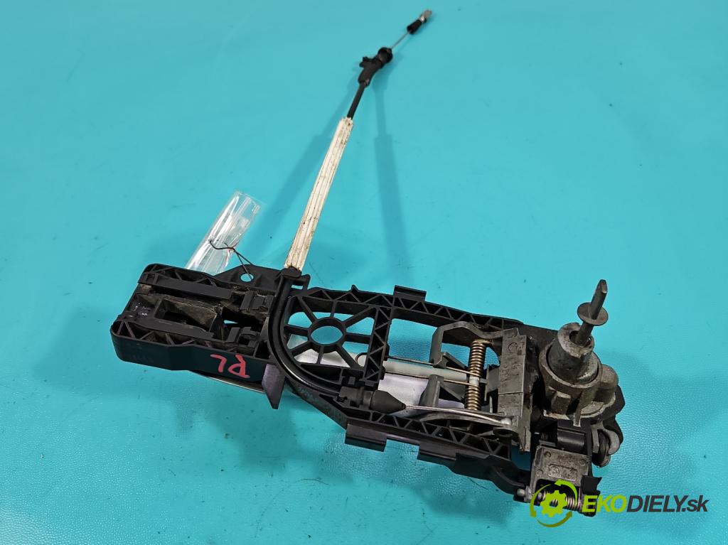 Vw Passat B6 2005-2010 2.0 tdi 170 hp automatic 125 kW 1968 cm3 4- klika přední levé 3C0837885H (Vnější přední levá klika dveří)