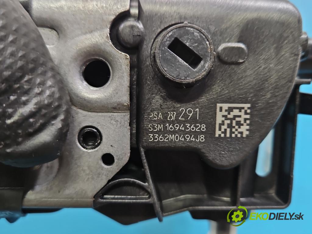 Peugeot 3008 II 2016-2023 1.5 hdi 131 hp automatic 96 kW 1499 cm3 5- zámek zadní levý 237291