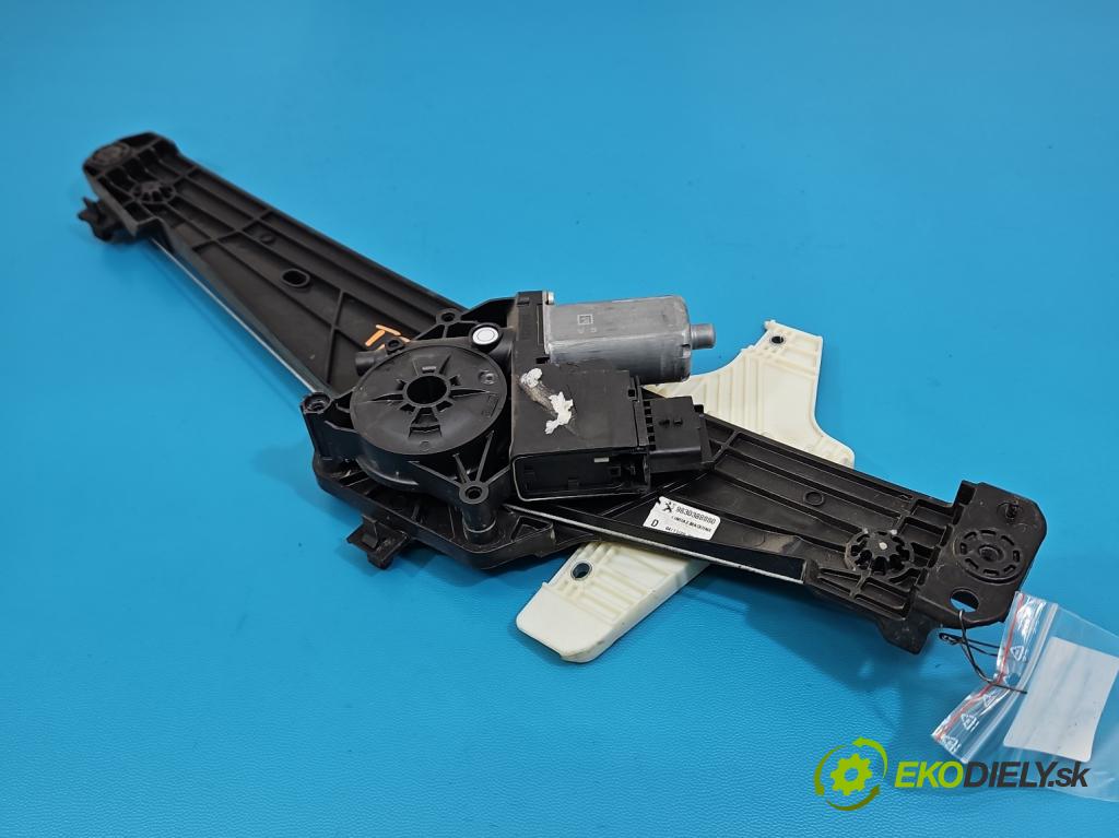 Peugeot 3008 II 2016-2023 1.5 hdi 131 HP automatic 96 kW 1499 cm3 5- mechanizmus okna zadné pravý 98303888880