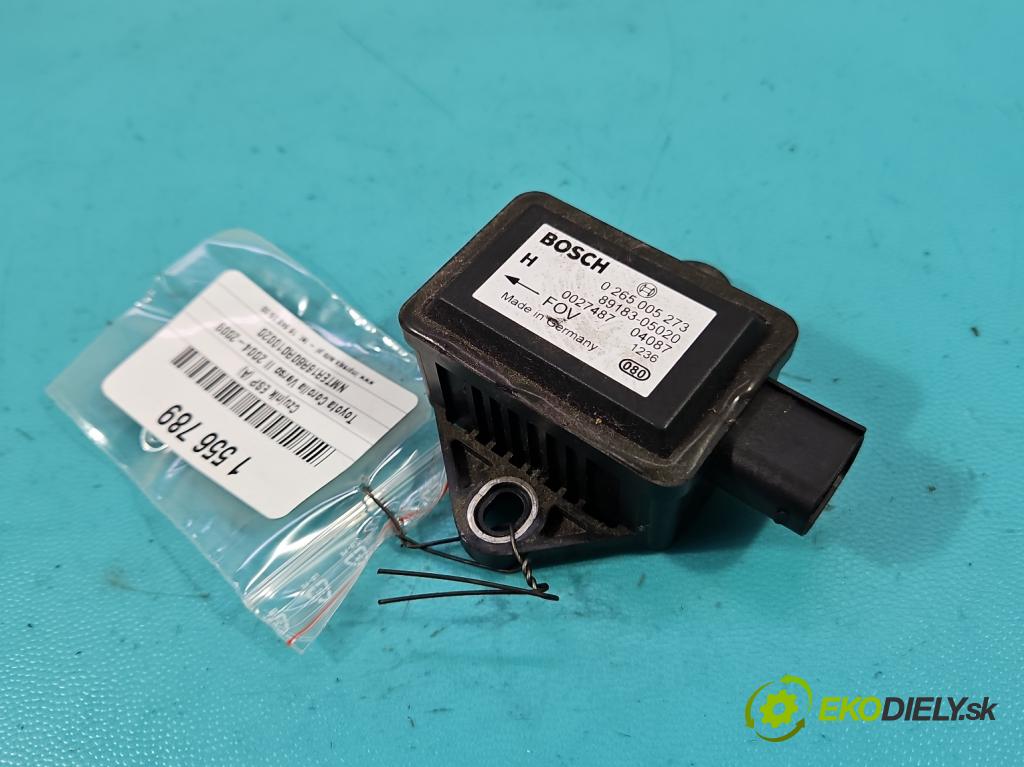 Toyota Corolla Verso II 2004-2009 1.8 vvti 129 HP manual 95 kW 1794 cm3 5- snímač ESP 0265005273