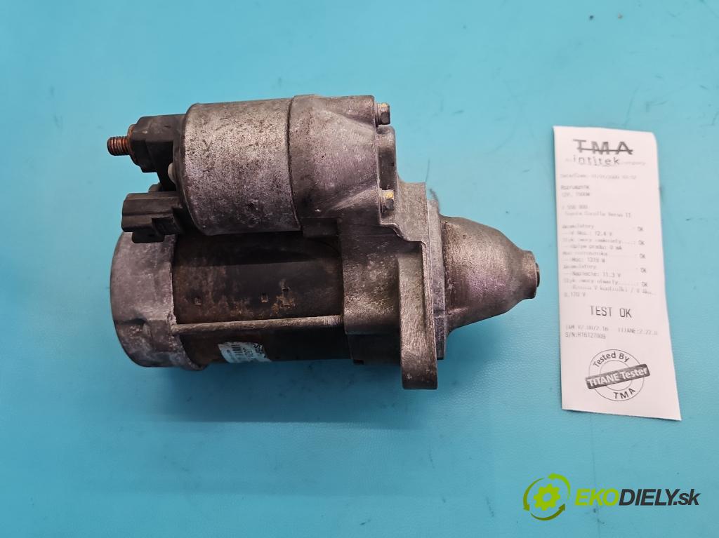 Toyota Corolla Verso II 2004-2009 1.8 vvti 129 hp manual 95 kW 1794 cm3 5- startér:  (Startér)