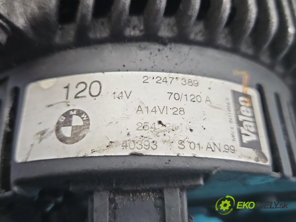 Bmw 3 E46 1998-2007 2.0d 136hp manual 100 kW 1951 cm3 4- Alternator 2247389 (Alternátor)