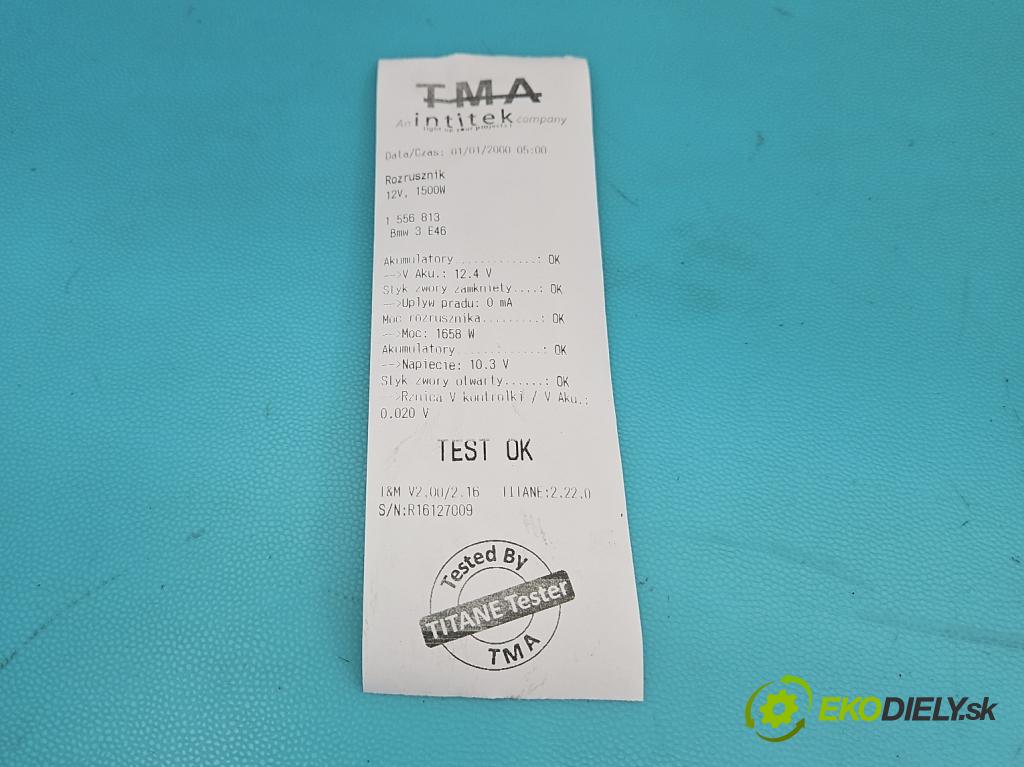 Bmw 3 E46 1998-2007 2.0d 136 HP manual 100 kW 1951 cm3 4- štartér (Štartér)