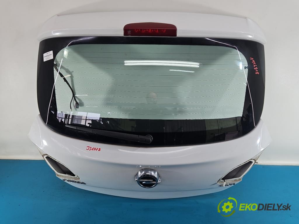 Opel Corsa E 2014-2019 1.3 cdti 75 HP manual 55 kW 1248 cm3 3- zadna kufor  (Kapota zadná (kufor))