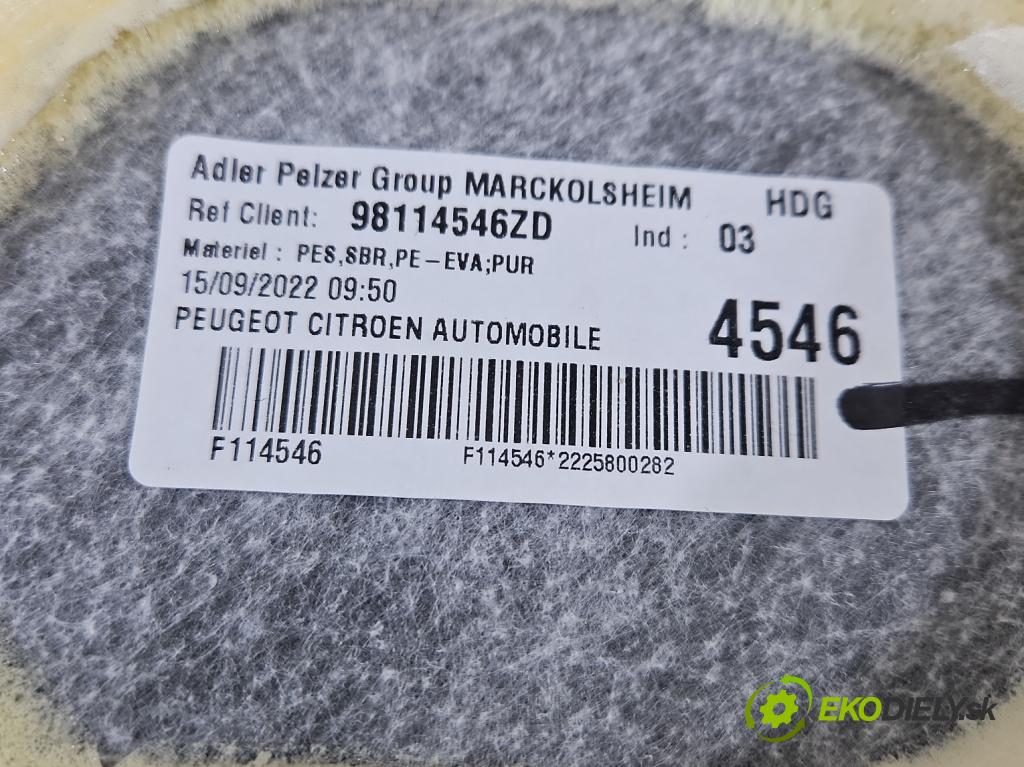 Peugeot 3008 II 2016-2023 1.5 hdi 131 HP automatic 96 kW 1499 cm3 5- koberec do auta ostatné 9810686980