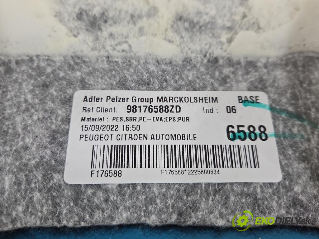 Peugeot 3008 II 2016-2023 1.5 hdi 131 HP automatic 96 kW 1499 cm3 5- koberec do auta ostatné 9810686980