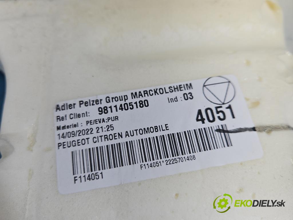 Peugeot 3008 II 2016-2023 1.5 hdi 131 HP automatic 96 kW 1499 cm3 5- koberec do auta ostatné 9810686980