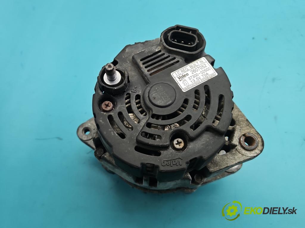 Hyundai I10 I 2008-2013 1.1 69KM manual 50.8 kW 1086 cm3 5- Alternator 37300-02600 (Alternátor)