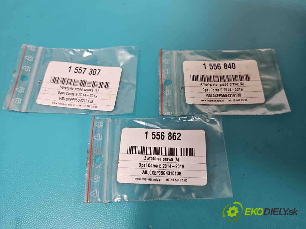 Opel Corsa E 2014-2019 1.3 cdti 75 HP manual 55 kW 1248 cm3 3- tlmič predné pravý  (Kľučka dverí ostatné)