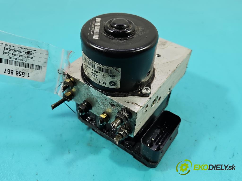 Bmw 3 E46 1998-2007 2.0d 136 HP manual 100 kW 1951 cm3 4- čerpadlo abs 1164896 (Pumpa ABS)