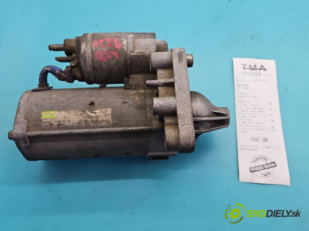 Peugeot Partner I 1996-2008 1.6 hdi 75 hp manual 55.2 kW 1560 cm3 5- startér: TS22E26 (Startér)