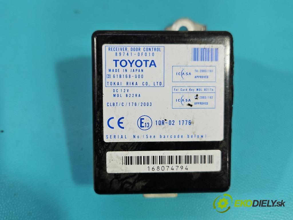 Toyota Corolla Verso II 2004-2009 1.8 vvti 129 HP manual 95 kW 1794 cm3 5- riadiaca jednotka motora 89661-0F030