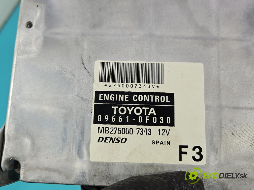 Toyota Corolla Verso II 2004-2009 1.8 vvti 129 HP manual 95 kW 1794 cm3 5- riadiaca jednotka motora 89661-0F030