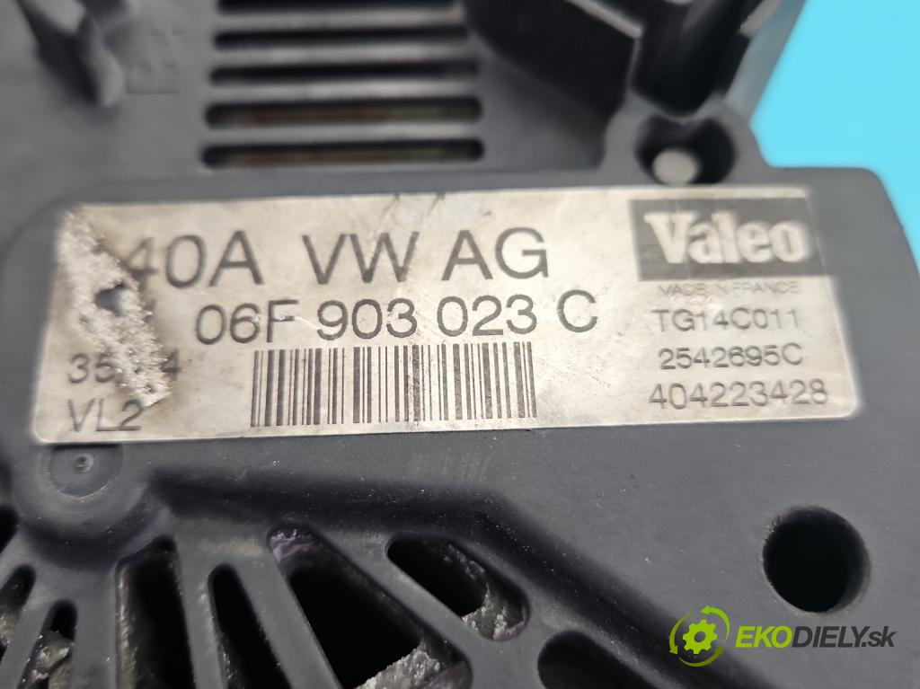Vw Touran I 2003-2015 1.9 tdi 105 hp manual 77 kW 1896 cm3 5- Alternator 06F903023C (Alternátor)