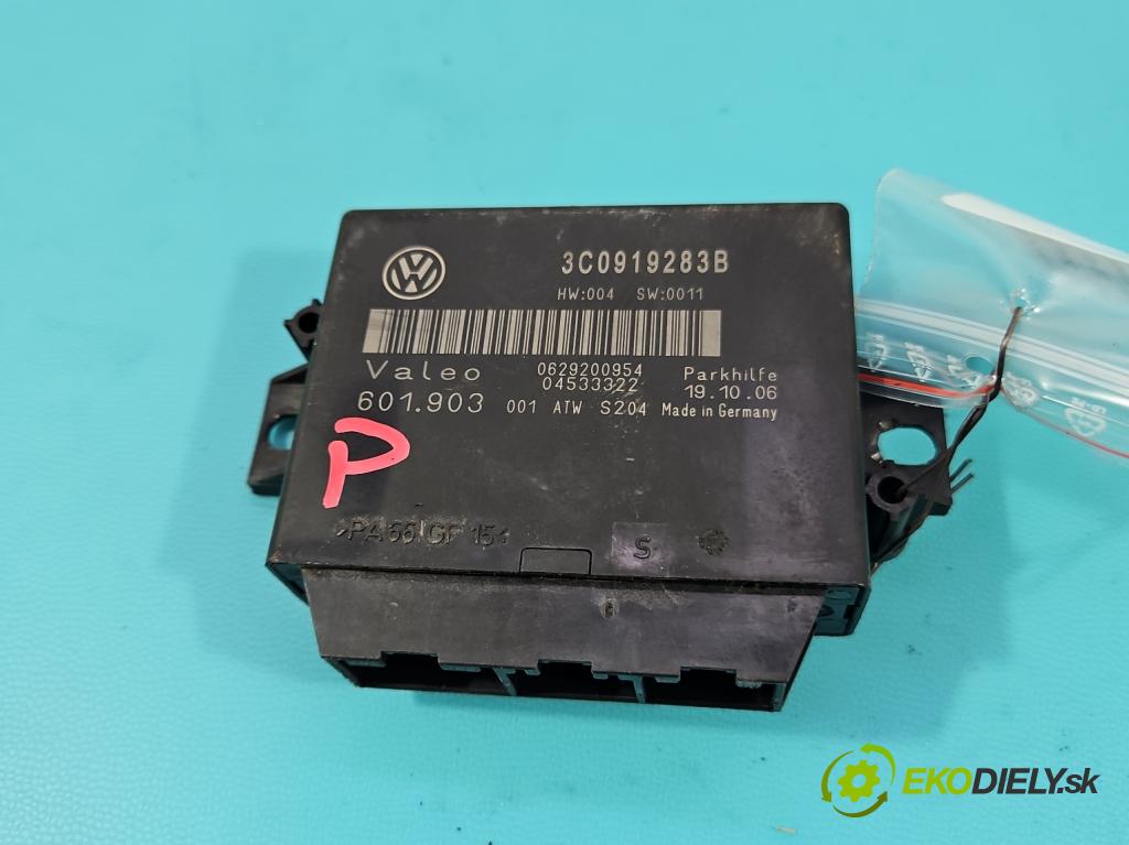 Vw Passat B6 2005-2010 2.0 tdi 170 HP automatic 125 kW 1968 cm3 4- riadiaca jednotka parkovaní: 3C0919283B