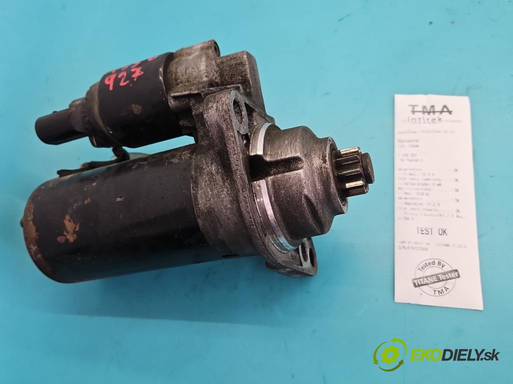 Vw Touran I 2003-2015 1.9 tdi 105 hp manual 77 kW 1896 cm3 5- startér:  (Startér)