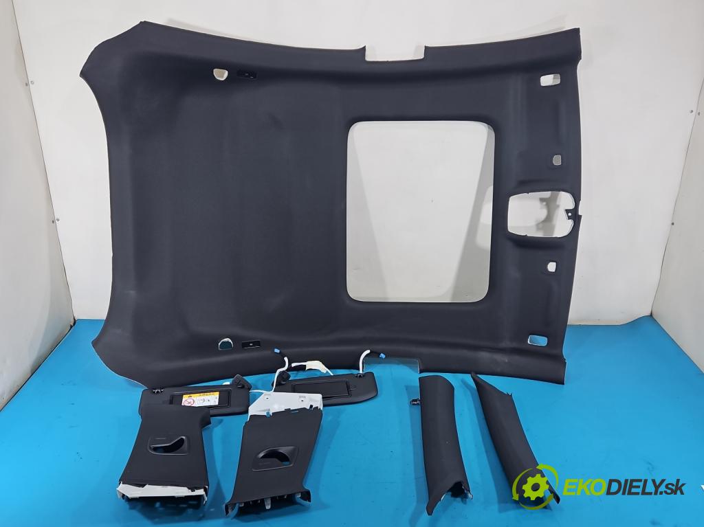 Peugeot 508 II 2018- komplet 9 , náraze vľavo strešná hatchback: čierna farba