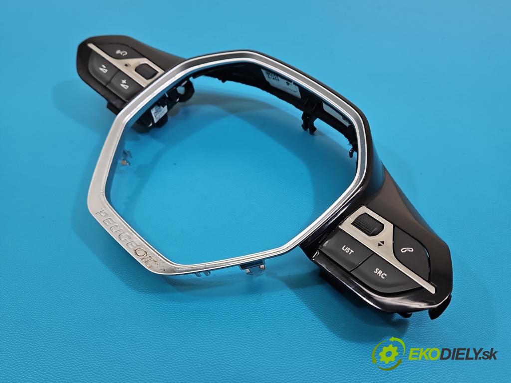 Peugeot 508 II 2018- 1.6 224 hp automatic 165 kW 1598 cm3 5- Přepínač multifunkční: řízení: 9812313777 (Páčky pod volantem)