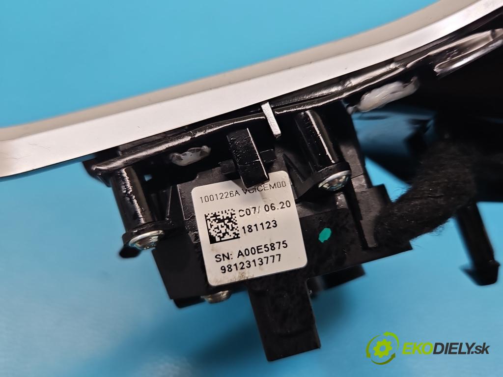 Peugeot 508 II 2018- 1.6 224 hp automatic 165 kW 1598 cm3 5- Přepínač multifunkční: řízení: 9812313777 (Páčky pod volantem)