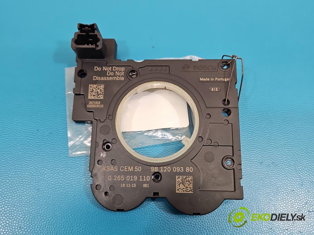 Peugeot 508 II 2018- 1.6 224hp automatic 165 kW 1598 cm3 5- snímač uhla otočenie: 9812009380