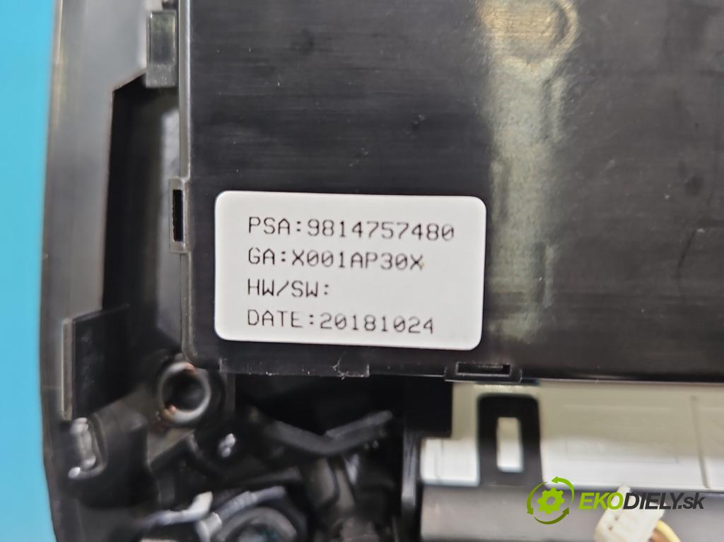 Peugeot 508 II 2018- 1.6 224hp automatic 165 kW 1598 cm3 5- svetlo / reflektor interiéra 9814757480