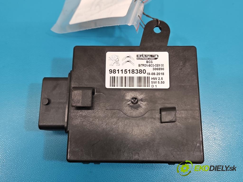 Peugeot 508 II 2018- 1.6 224hp automatic 165 kW 1598 cm3 5- riadiaca jednotka ostatné 9811518380